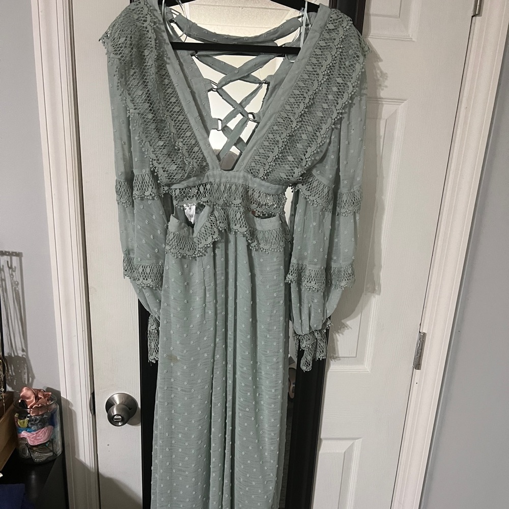 Teal Jumpsuit, Size M